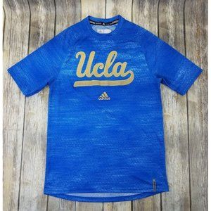 Adidas UCLA Bruins Athletic T-Shirt Mens Size M Blue Short Sleeves Gym Tee